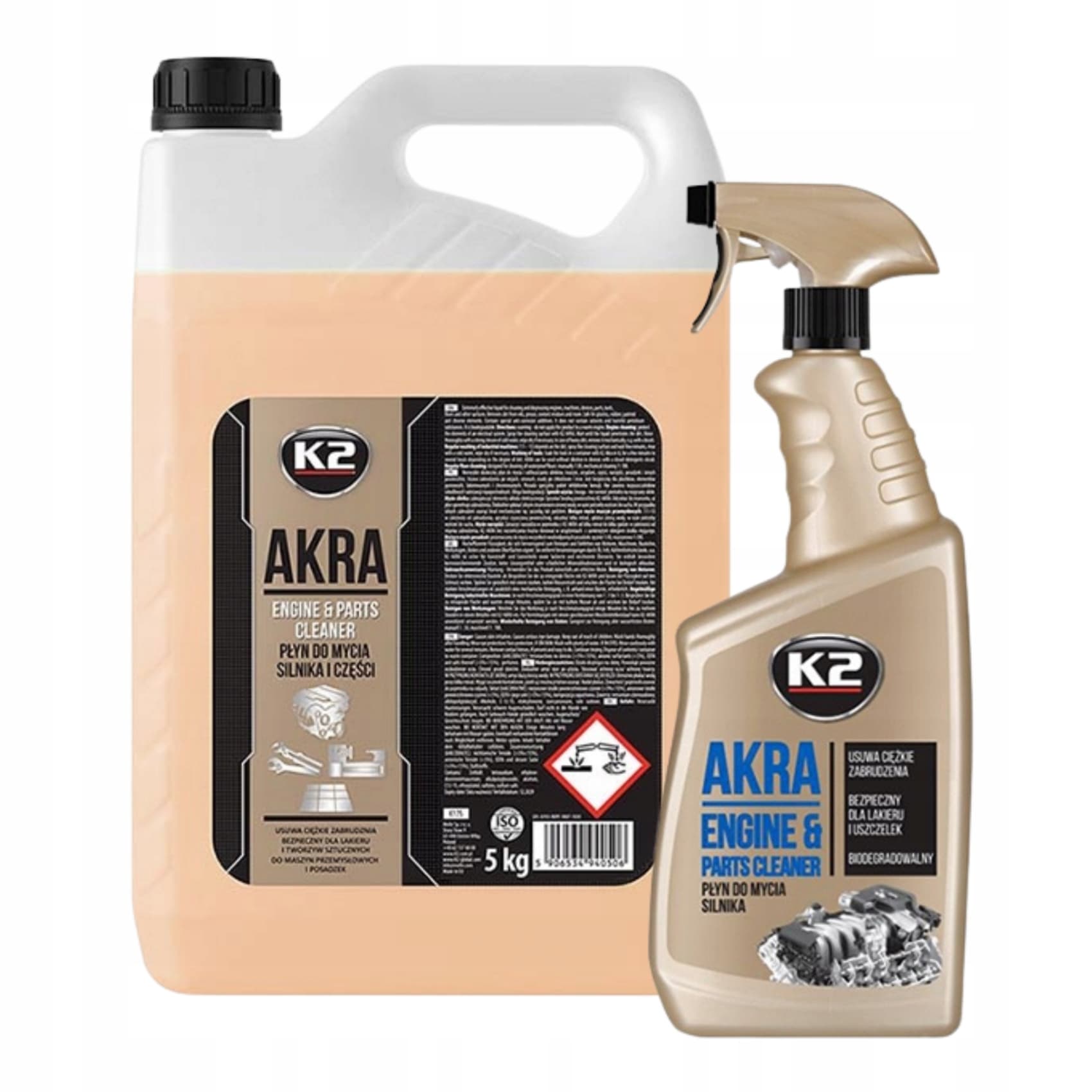 AKRA 5L מסיר לכלוך יבש וכבד וחלודה נדיפה 